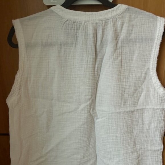 NWT Joe Fresh Boxy Linen Sleeveless T - Women's S - Picture 3 of 4